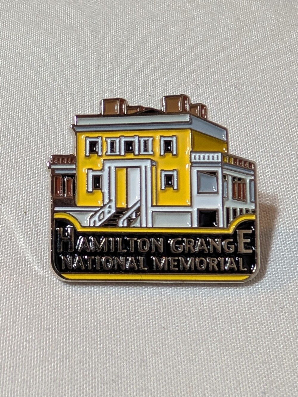Alexander Hamilton Grange National Memorial Pin Metal Historical Collectible